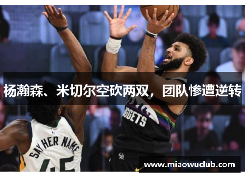 杨瀚森、米切尔空砍两双，团队惨遭逆转